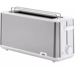 Braun HT1610 PurShine Langschlitz-Toaster weiß