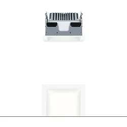 Zumtobel 60818213 LED Decken-Einbauleuchte P-INF Q140H 1800-930 LDO WH WH
