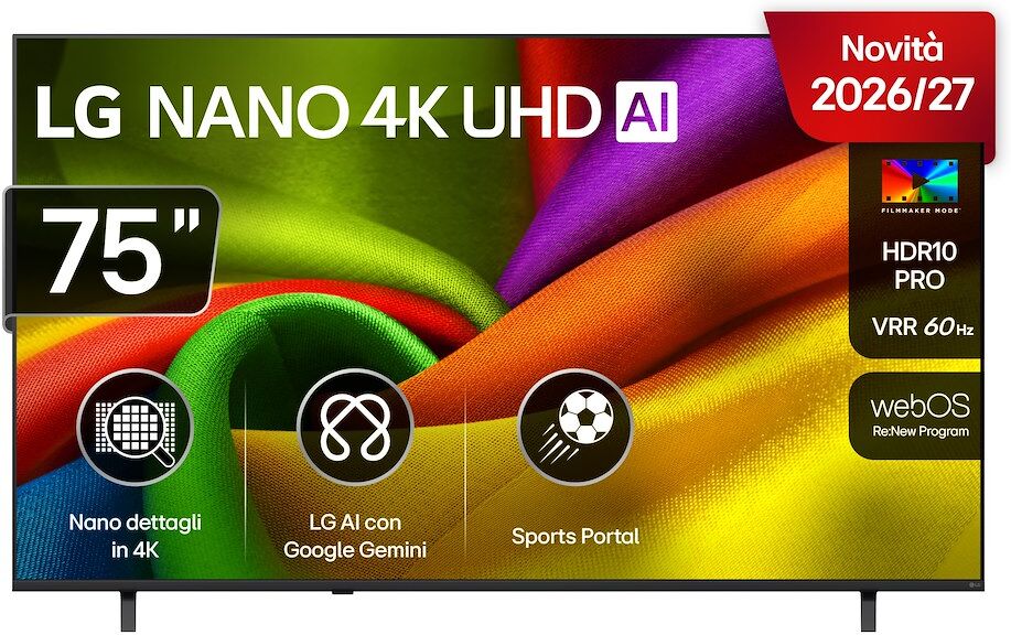 Televisore Lg 75nu850b6la.api Nano UHD 75" AI 4K Smart