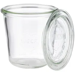 APS Weck-Glas/Einmachglas mit Deckel, 6er Set Ø 9 cm, H: 9 cm