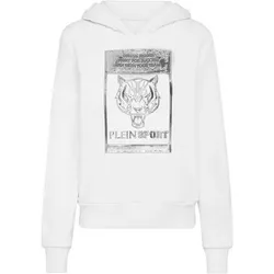 PLEIN SPORT Hoodie TIGER, Größe L in Weiß 01