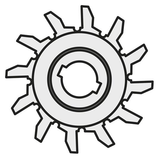 Pramet Keil ISO KU 10 Bruttogewicht 15,7g (KU 10)