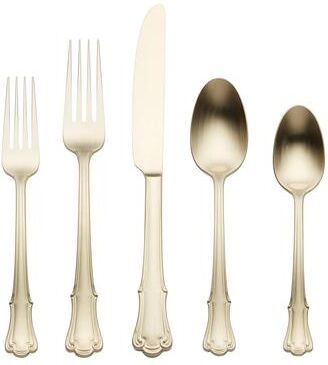 Oneida James Street Satin Champagne 20 Piece Flatware Set