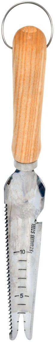 Primaster Unkrautstecher Edelstahl 33 cm mit Holzgriff