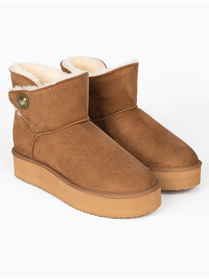 ISLAND BOOT Winterboots "Catalina" in Hellbraun - 36