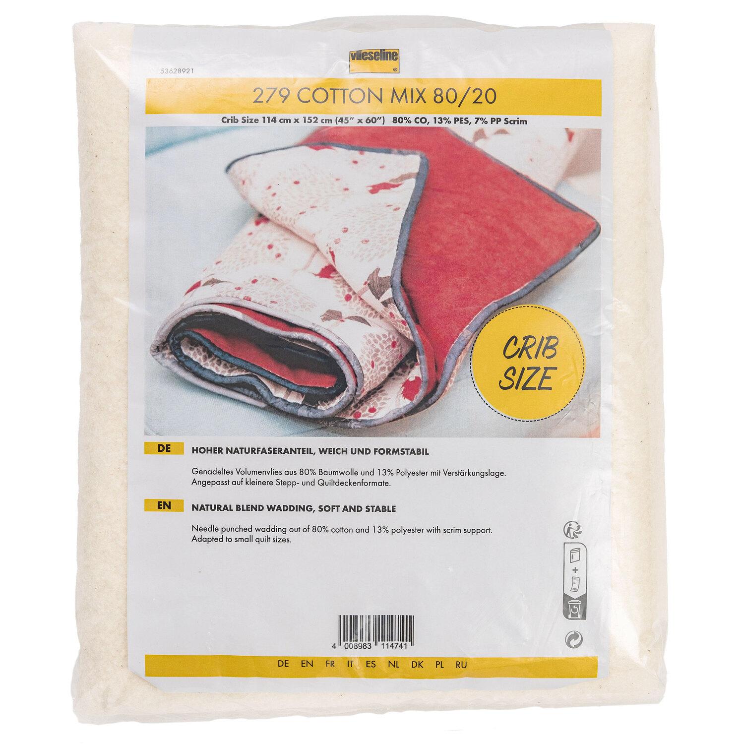 Vlieseline ® Volumenvlies 279 Cotton Mix, natur, 170 g/m², 114 x 152 cm
