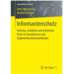 Informantenschutz, Fachbücher von Peter Welchering