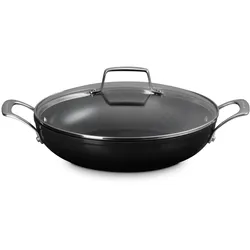 Le Creuset Pfanne ESSENTIAL schwarz, Pfanne + Kochtopf, Schwarz