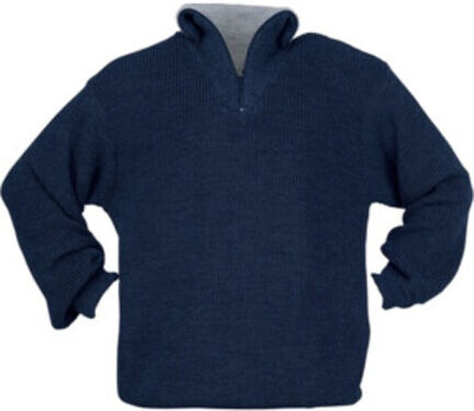 Pullover taille L marine 100 % polyacrylique ; Scheibler (8364)