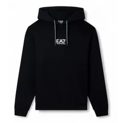 EA7 für Herren. 7M001328_AF17787 Sweatshirt Visibility M schwarz (M), Lässig, Sportlich, Baumwolle, Sportbekleidung, Multisport