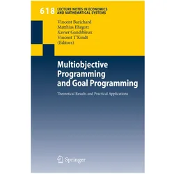 Multiobjective Programming and Goal Programming, Fachbücher