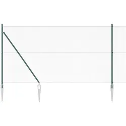 vidaXL Zaunpfosten Grün 10 x 1,4 m (19 x 19 mm Drahtgewebe)