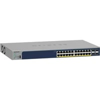GS728TP, Switch grau, 190W PoE Budget