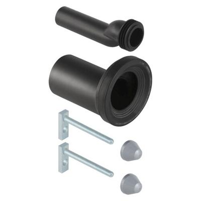 Geberit Wand-WC-Anschlussgarnitur Ø90/45 mm etagiert mit Befestigungsmaterial
