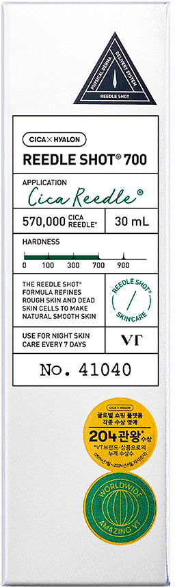 Vt Cosmetics Ampoule Vt Reedle Shot 700 à micro-aiguilles de 30 ml