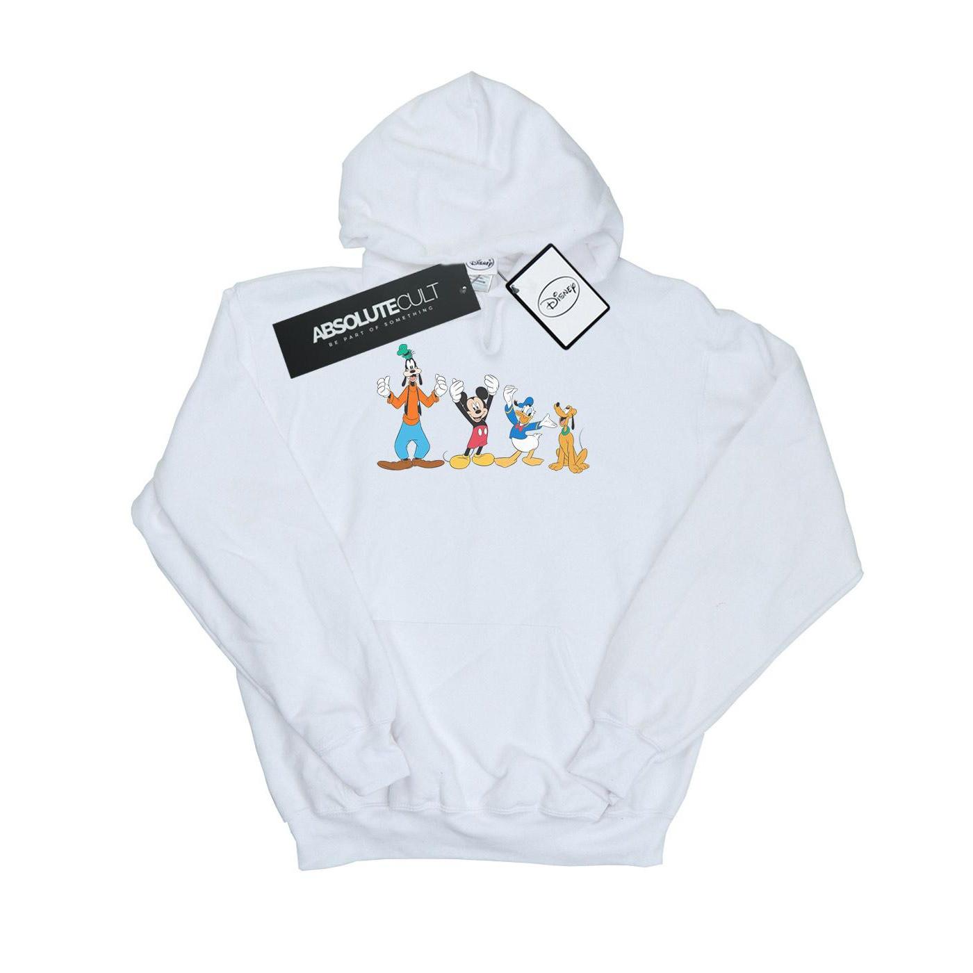 Disney Jongens Mickey Mouse Friends Hoodie (Wit)