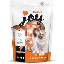 Calibra Joy Cat Yummy Chicken & Shrimp Leckerli 5 x 15 g