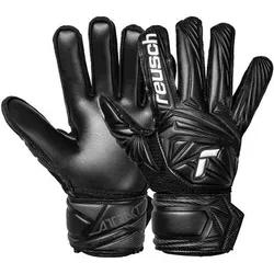 REUSCH Kinder Handschuhe Attrakt Infinity Junior, Größe 6 in Schwarz Schwarz