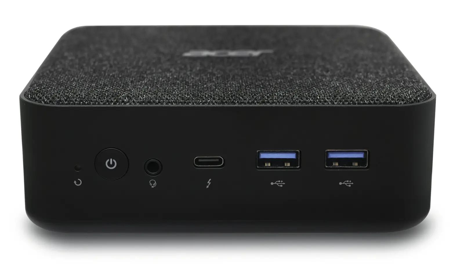 Acer Revo Box RB102-BARR Desktop Computer, 2 GHz, AMD Ryzen 7, 7730U, 16 GB, 512 GB, Windows 11 Home