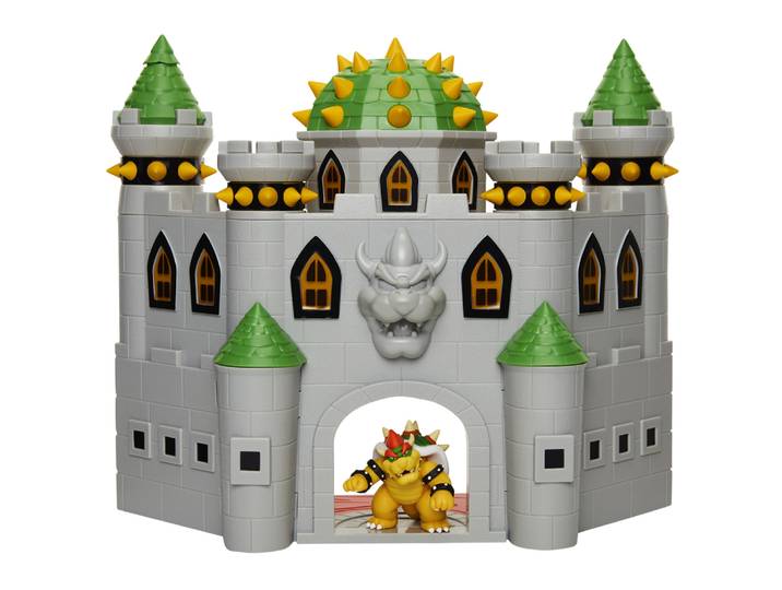 CHATEAU DE BOWSER DELUXE + 5 FIGURINES