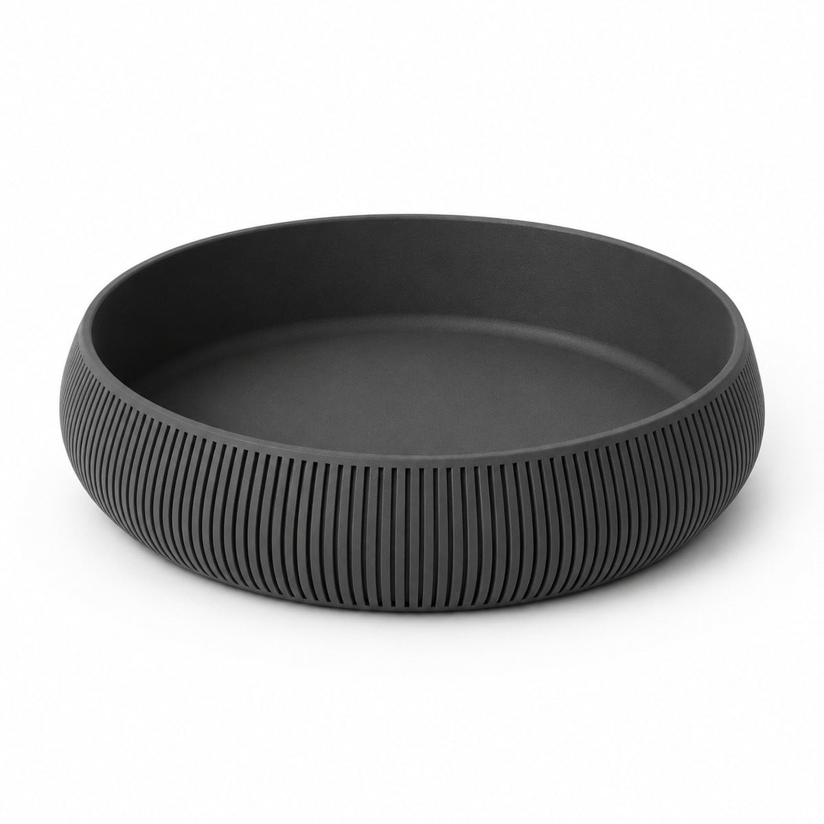 Geribbelde ronde schaal 3D-geprinte decoratieve schaal van 3Dbelgie