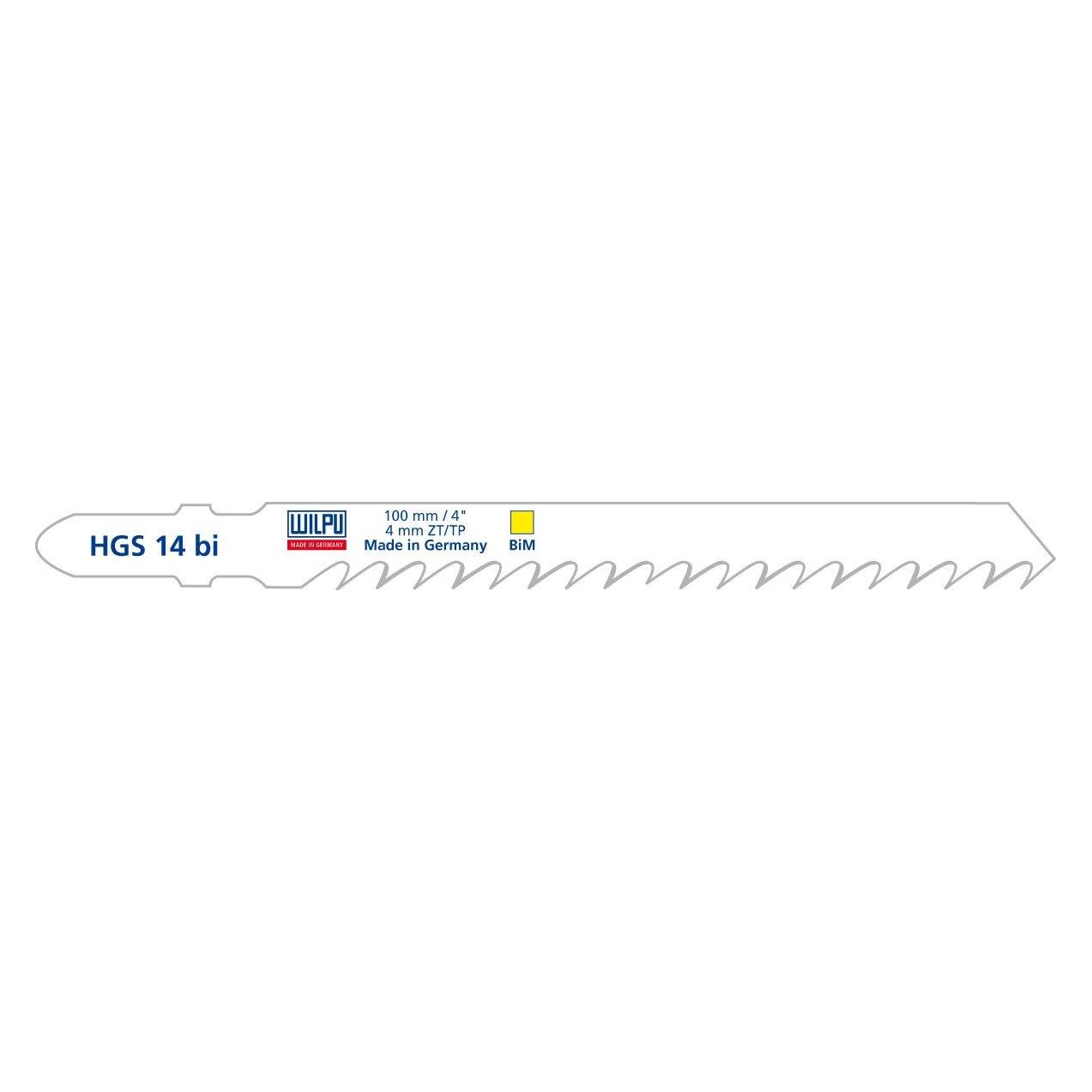 Wilpu Saws for wood (5pcs.) HGS 14 bi (2361)