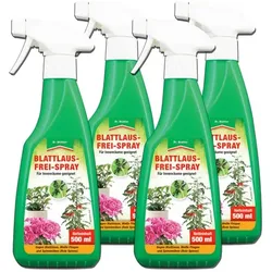 Blattlausfrei-Spray: Effektiver Schutz für Obst, Gemüse & Zierpflanzen: 4 x 500 ml