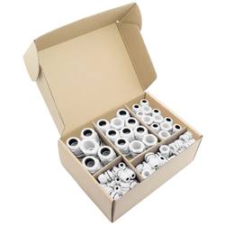 Quadrios 2102CA114 Kabelverschraubung Sortiment PA66 Weiß 60 St.