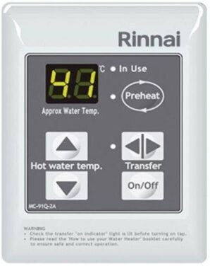 Rinnai Chauffe-eau à gaz à chambre étanche External Infinity 28e 28L GPL Low NOx Classe A