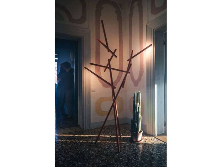 Tuareg Stehleuchte Orange - Foscarini - Wohnzimmer - Aluminium