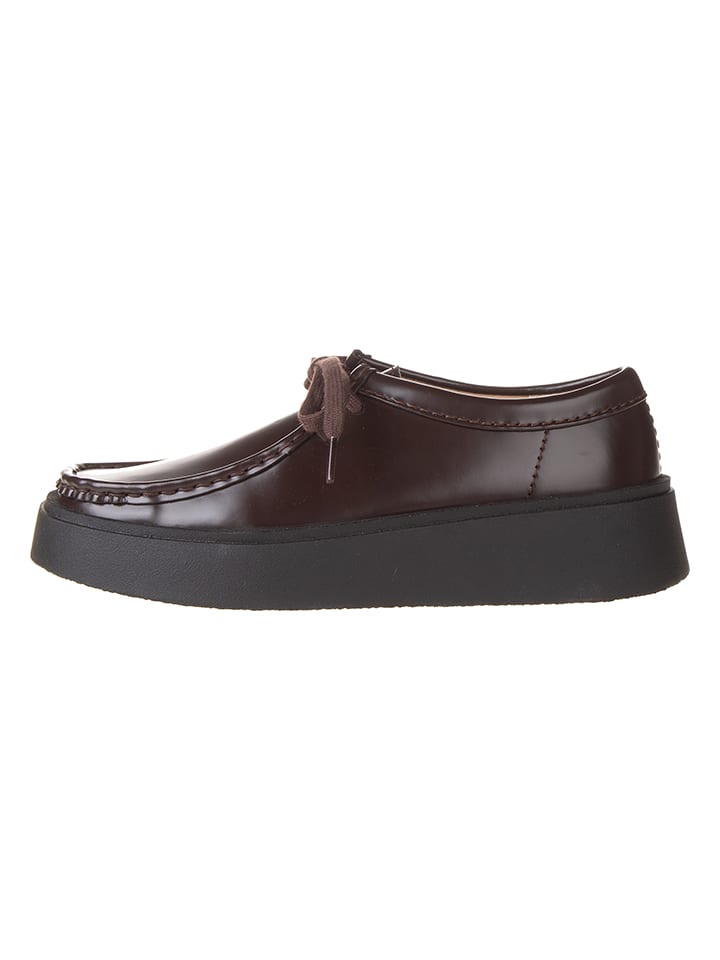 Clarks Leder-Schnürschuhe "Torview" in Braun - 39
