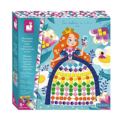 Janod Les Ateliers Du Calme Princesses en Feeën Mosaïekset voor Kinderen vanaf 5 jaar J07962