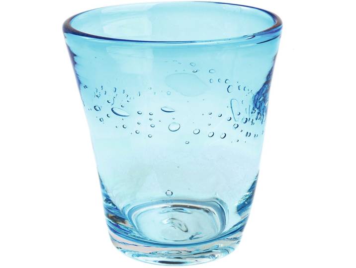 6er Set Becher klein hellblau Samoa 25cl - Material: Glas - 861