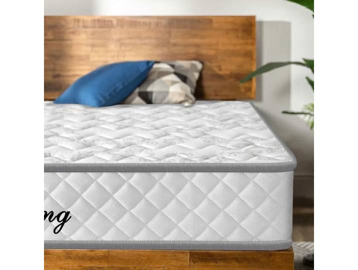 Matelas YIDATONG 140x190 cm - Épaisseur 23cm - Mousse mémoire de forme HR Blue Latex Hypoallergénique