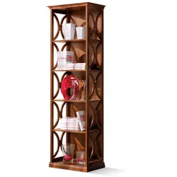Bücher Regal in Nussbaumfarben 190 cm hoch