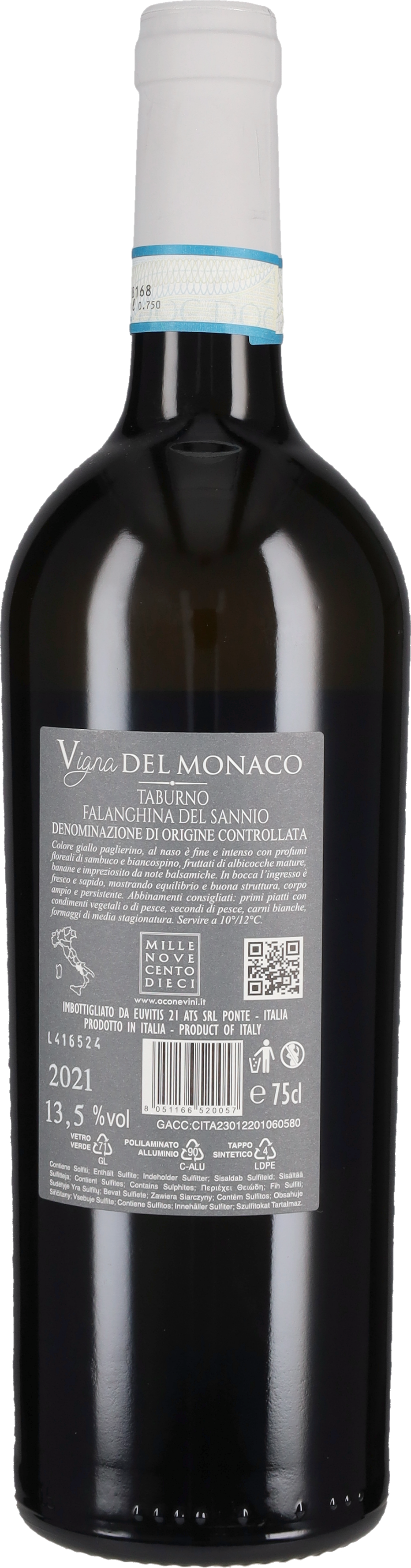 Falanghina del Sannio 'Vigna del Monaco' Ocone 2021