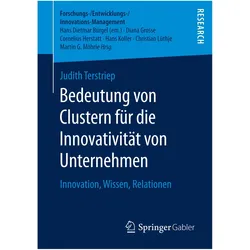 Bedeutung von Clustern für die Innovativität von Unternehmen, Fachbücher von Judith Terstriep