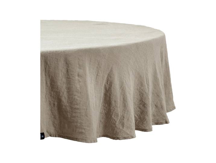 Himla Nappe ronde en lin Sunrise Vintage (gris), Ø220 cm