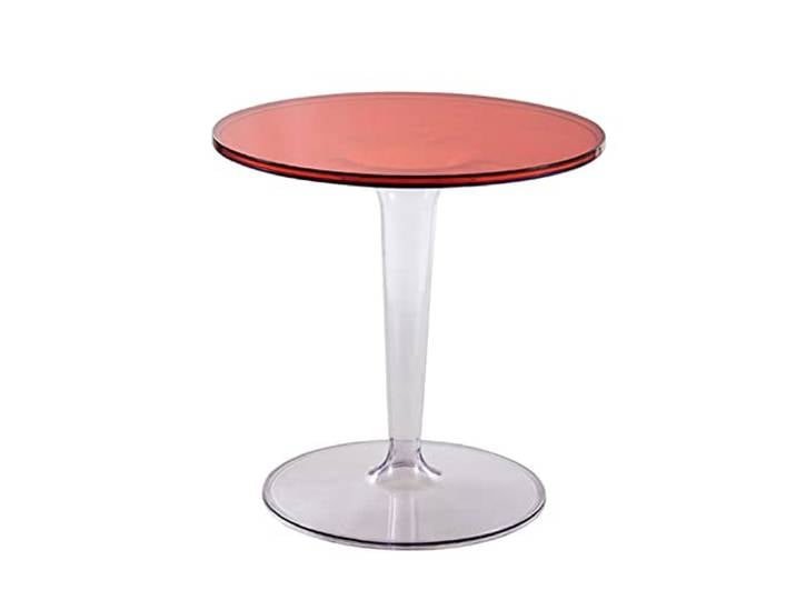 Acryl-Beistelltisch, transparenter Beistelltisch, Geister-Couchtisch, moderner Zeitungsständer, klarer Nachttisch, Snack-Beistelltisch für Schlafzimmer,C