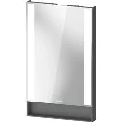 Duravit Collection One Spiegel, Lichtfelder seitlich, dimmbar, 450x750x65mm, QA7080049490000, Farbe: Graphit matt