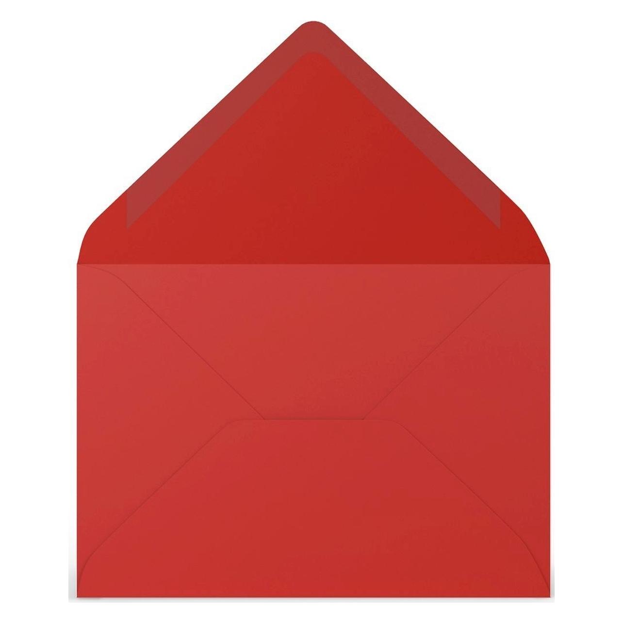 Magni 220705526 - Coloretti Briefumschläge, 80 g/m², DIN C6, klatschmohn, 5 Stück (C6, 5x) (220705526)