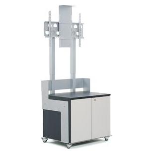 Hagor ConFi-1, Multimedia-Wagen, Grau, Stahl, 100 kg, 101,6 cm (40 Zoll), 165,1 cm (65 Zoll) (2801)