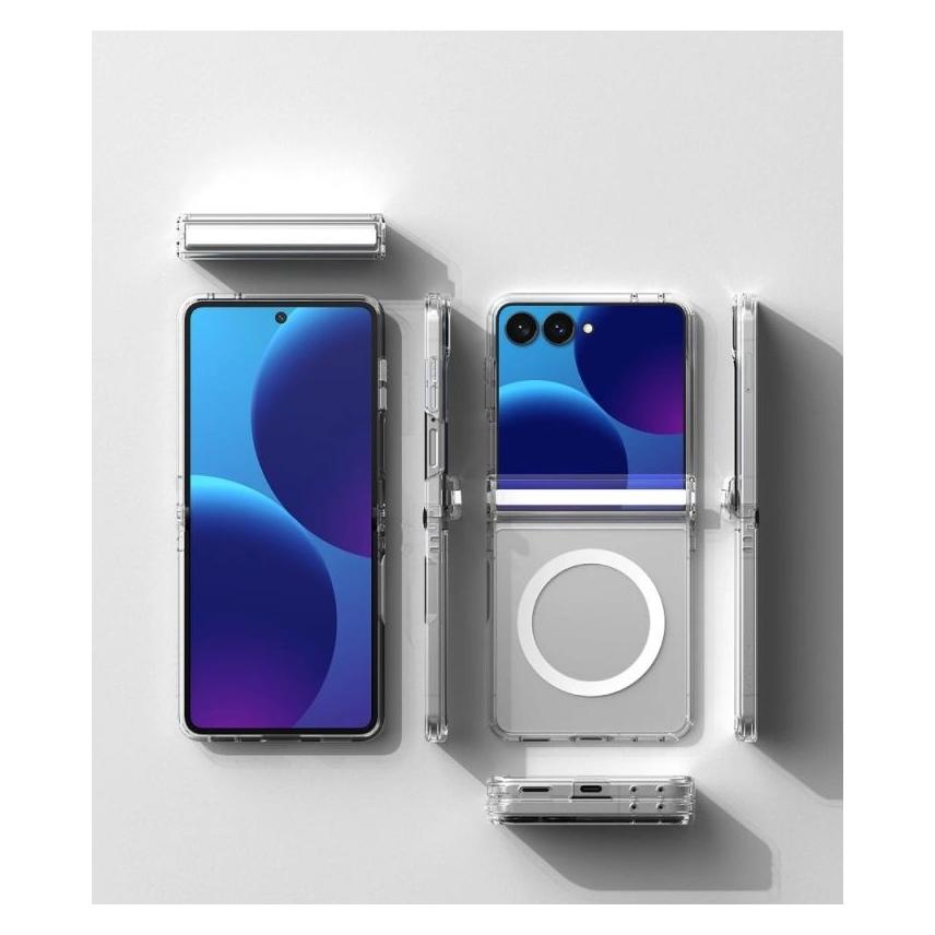 Ringke - Fusion Flap Magnetic - Samsung Galaxy Z Flip8 - Clear (Samsung Galaxy Z Flip8) (8800328819405)