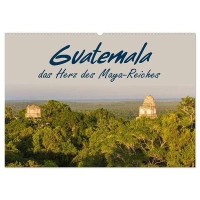 Guatemala - das Herz des Mayareiches (Wandkalender 2026 DIN A2 quer), CALVENDO Monatskalender