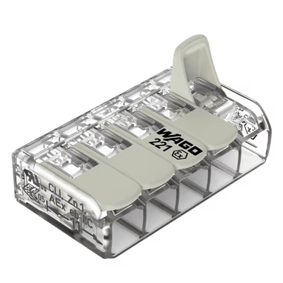 Original WAGO 221 Series Wiring Connectors Lever Nut Terminal Blocks Multiple Models Available b3