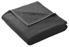 Port & Company BP79 Oversized Core Fleece Sweatshirt Blanket in Dark Heather Grey size OSFA   Cotton Polyester