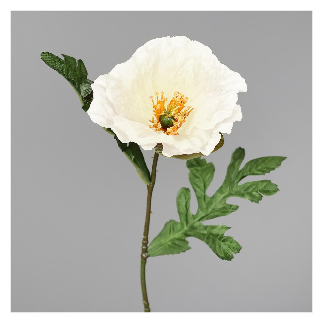 Magni Kunstblume Mohn weiss 37cm (55166620)