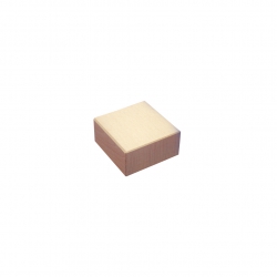 Halmakegel.com Bauklotz - Quader1/2 quer - natur - 66x66x33mm - 33mm 260337