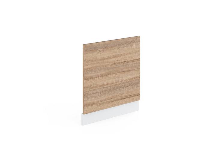 Vicco Frontblende R-Line Sonoma 60 cm ohne Arbeitsplatte, Sonoma Eiche, Weiß, Rechteckig, 60x57.2x1.6 cm, Küchen, Küchenmöbel, Küchenschränke, Küchenunterschränke
