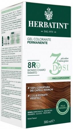 Herbatint Tintura Per Capelli 3dosi 8r 300ml